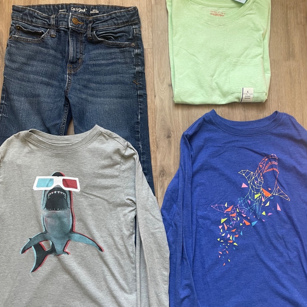 Cat & Jack boys bundle size 8-10, 10 and 10-12 - Picture 2 of 10